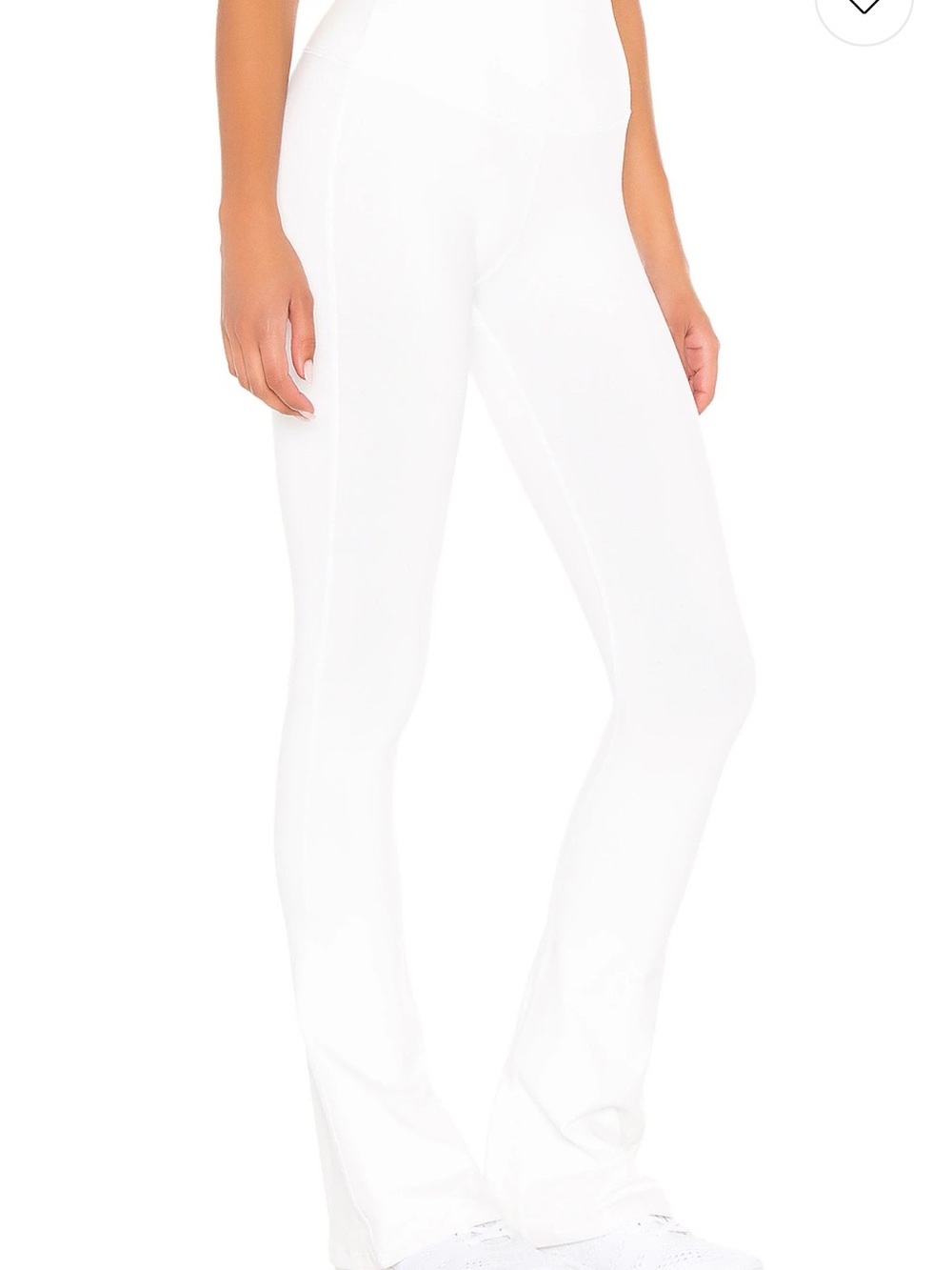 Splits59 White High-Waist Flare Leggings